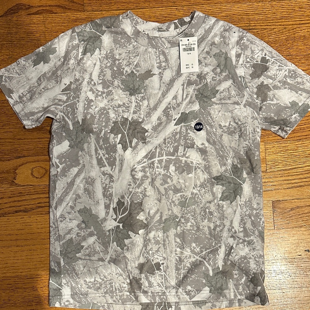 Abercrombie Kids Gray Camouflage Tee